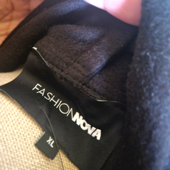 Fashion Nova Wrap Coat - Picture 6 of 6